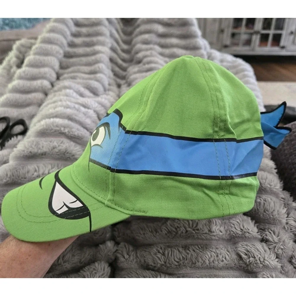 Nickelodeon Teenage Mutant Ninja Turtles Blue Leonardo Ball Cap EUC!! Youth